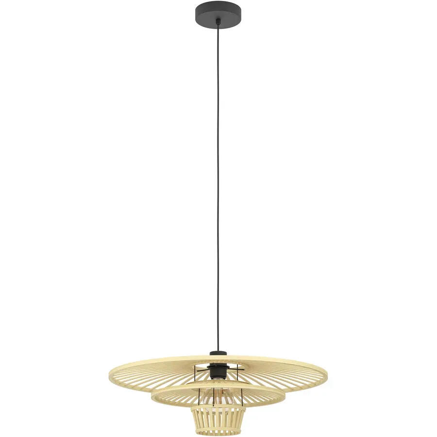 Eglo Pendellampe Lydney Schwarz Stahl 110 cm - Pendellampe