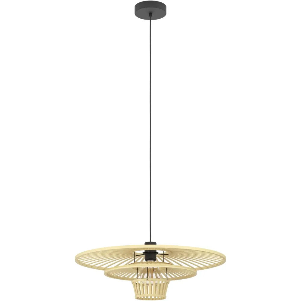 Eglo Pendellampe Lydney Schwarz Stahl 110 cm - Pendellampe