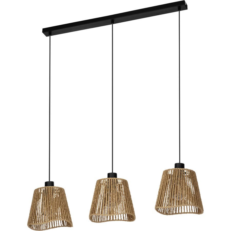 Eglo Pendellampe Lavister Schwarz Stahl 21 cm 110 cm - Pendellampe