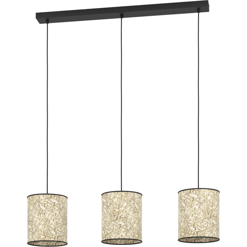 Eglo Pendellampe Butterburn Schwarz Stahl 18 cm 110 cm - Pendellampe