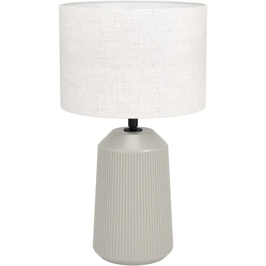 Eglo Tischlampe Capalbio Beige 41 cm - Farbe: sand - Material: Keramik - Tischlampe