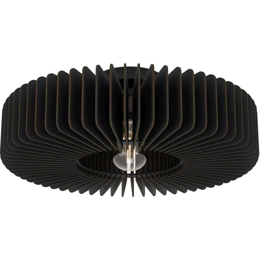 Eglo Deckenlampe Palombaia Schwarz Stahl 17.5 cm - Deckenlampe
