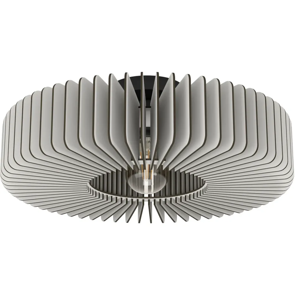 Eglo Deckenlampe Palombaia Schwarz Stahl 17.5 cm - Deckenlampe