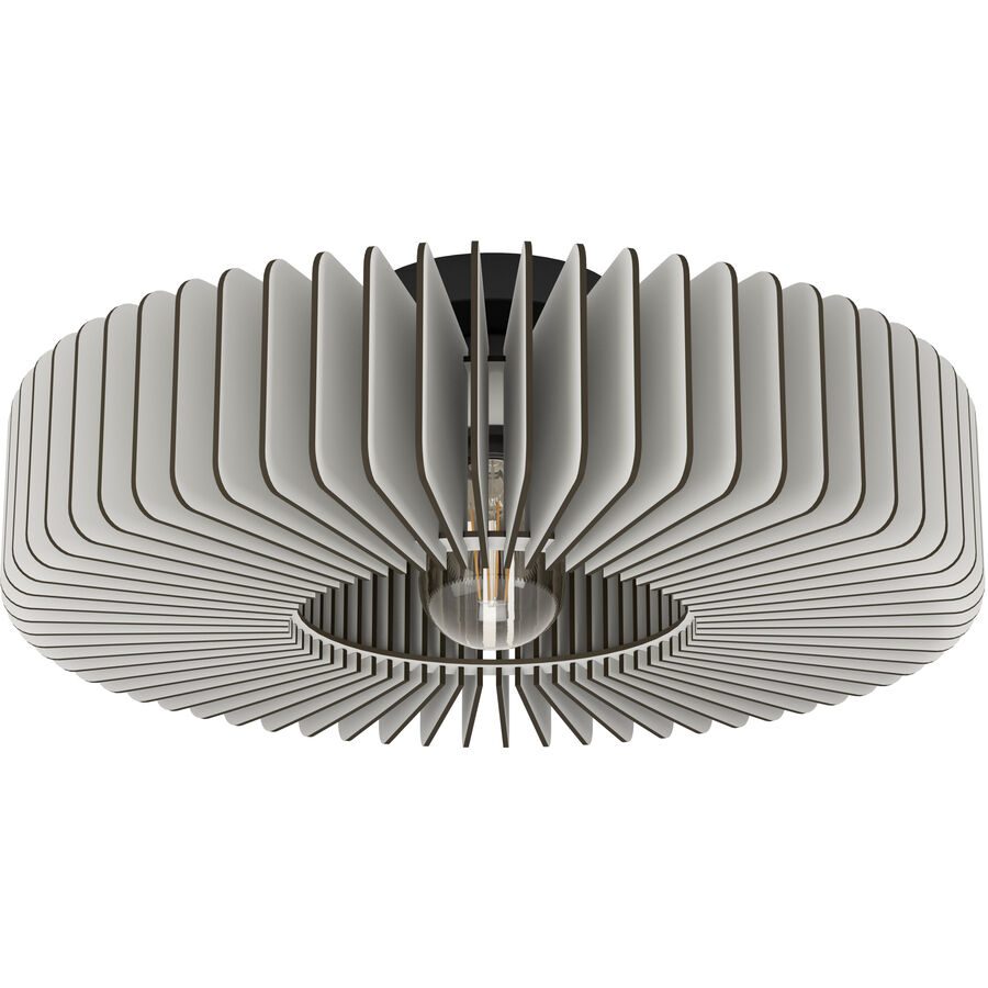 Eglo Deckenlampe Palombaia Schwarz Stahl 17.5 cm - Deckenlampe
