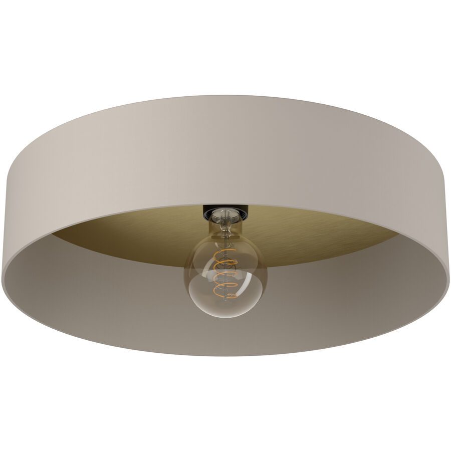 Eglo Deckenlampe Duaia Braun/Grau Stahl 16 cm - Farbe: taupe - Deckenlampe