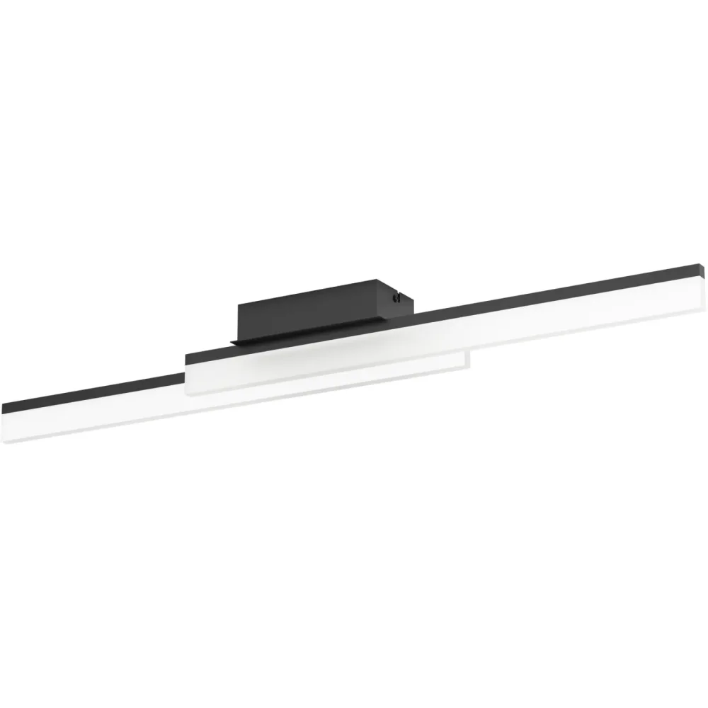 Eglo Deckenlampe Palmital Schwarz Aluminium/Stahl 10 cm 9 cm - LED - Lichtfarbe: Warmweiss - Deckenlampe- LED Energiesparlampe