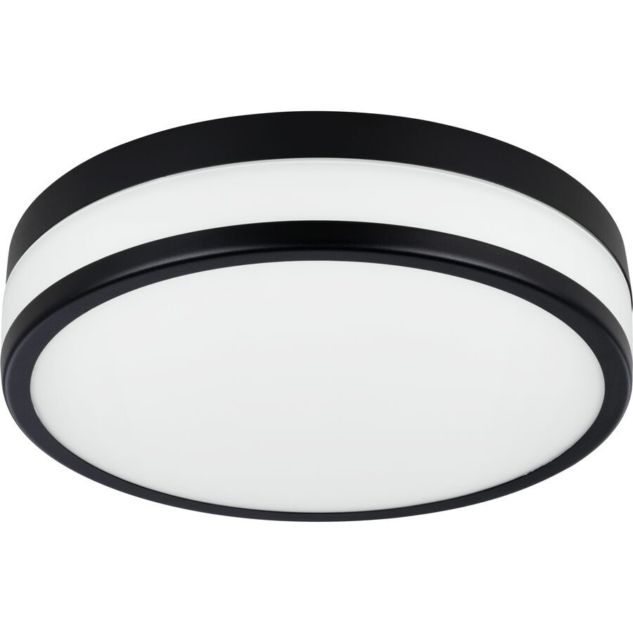 Eglo Deckenlampe LED Palermo Schwarz Stahl 7.5 cm - LED - Lichtfarbe: Warmweiss - Deckenlampe- LED Energiesparlampe