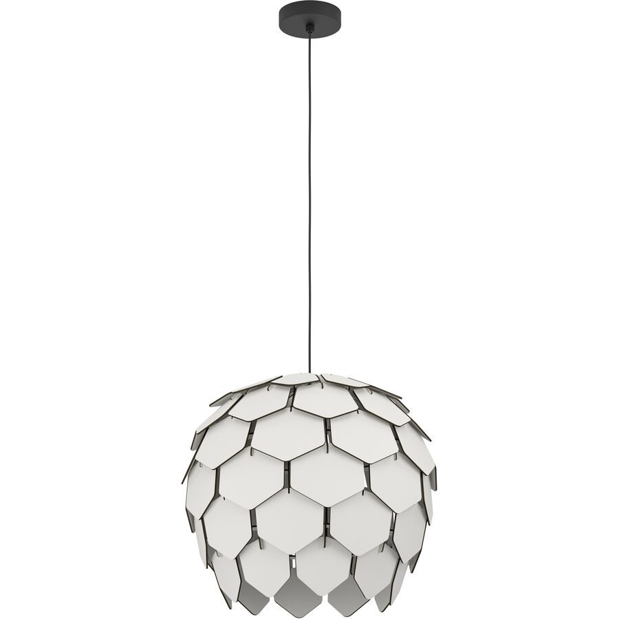 Eglo Pendellampe Mattanza Schwarz Stahl 246.5 cm - Pendellampe