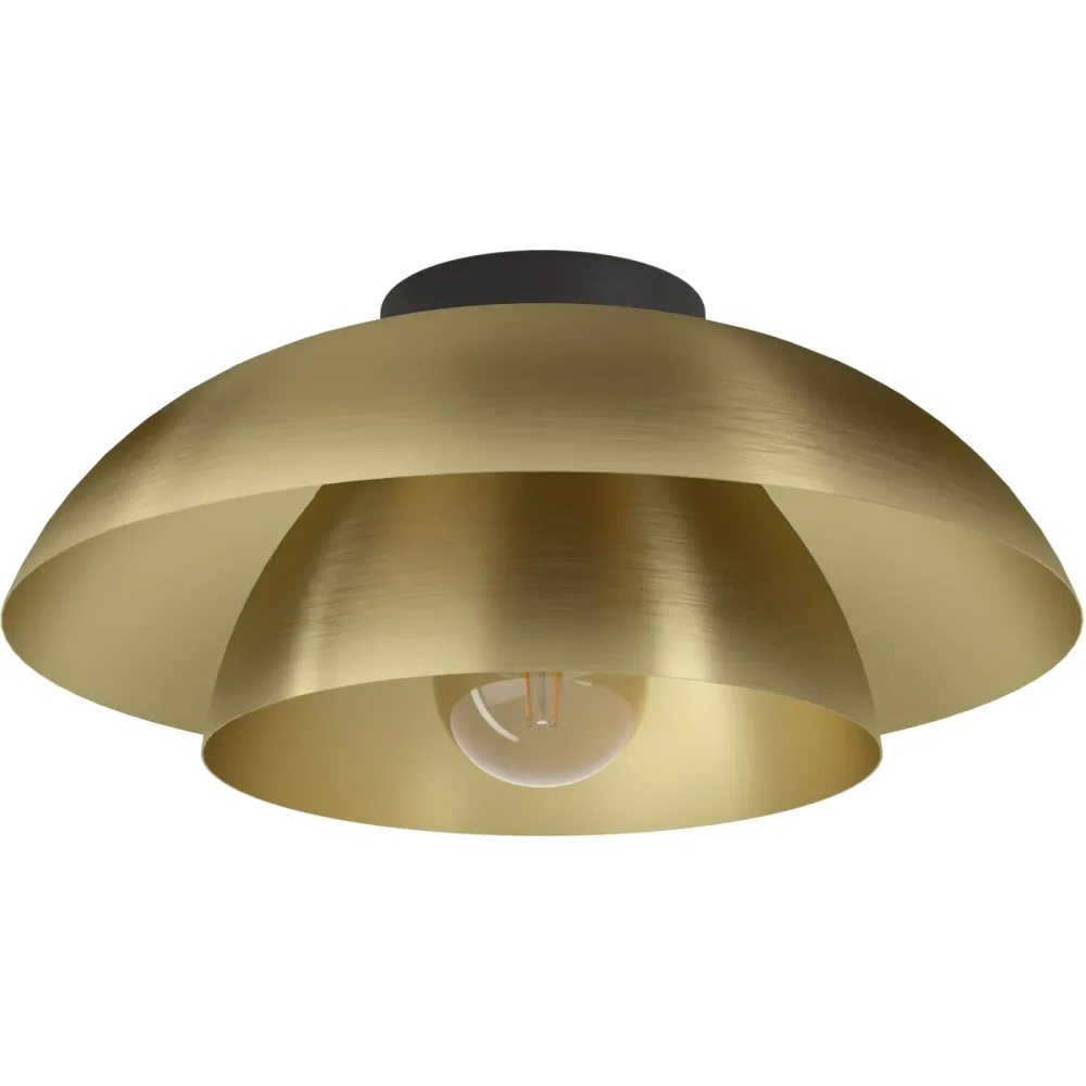 Eglo Deckenlampe Cenciara Schwarz Stahl 18 cm - Deckenlampe