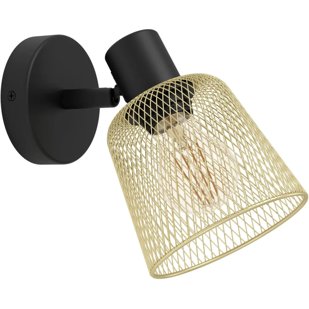 Eglo Spot Coslada Schwarz Stahl 20 cm - Spot