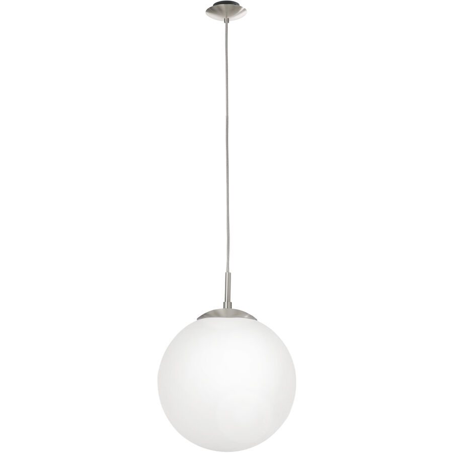 Eglo Pendellampe Rondo Grau Stahl 110 cm - Farbe: Nickel matt - Pendellampe