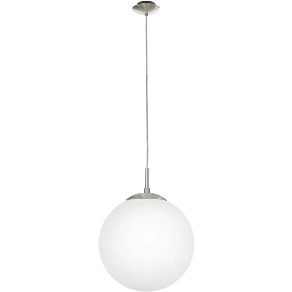 Eglo Pendellampe Rondo Grau Stahl 110 cm - Farbe: Nickel matt - Pendellampe
