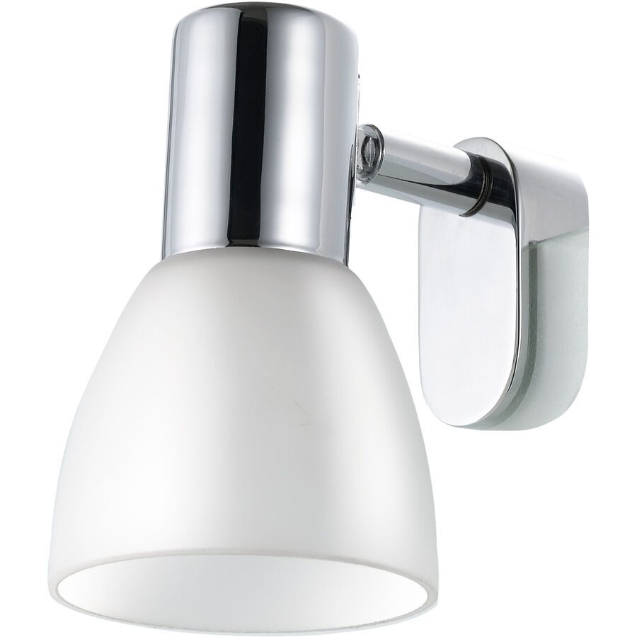 Eglo Wandlampe Sticker Grau Stahl 11.5 cm - Farbe: chrom - Wandlampe