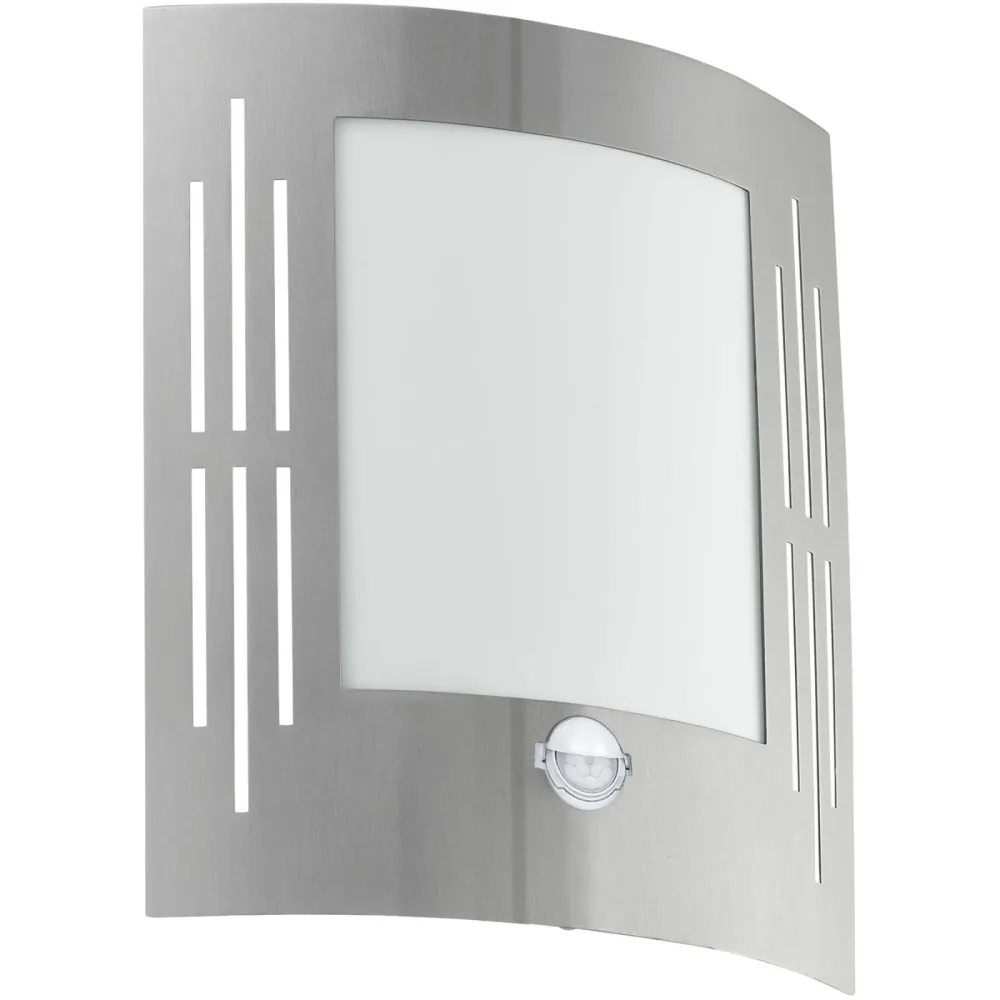 Eglo Wandlampe aussen City Edelstahl Edelstahl 26 cm - Wandlampe aussen