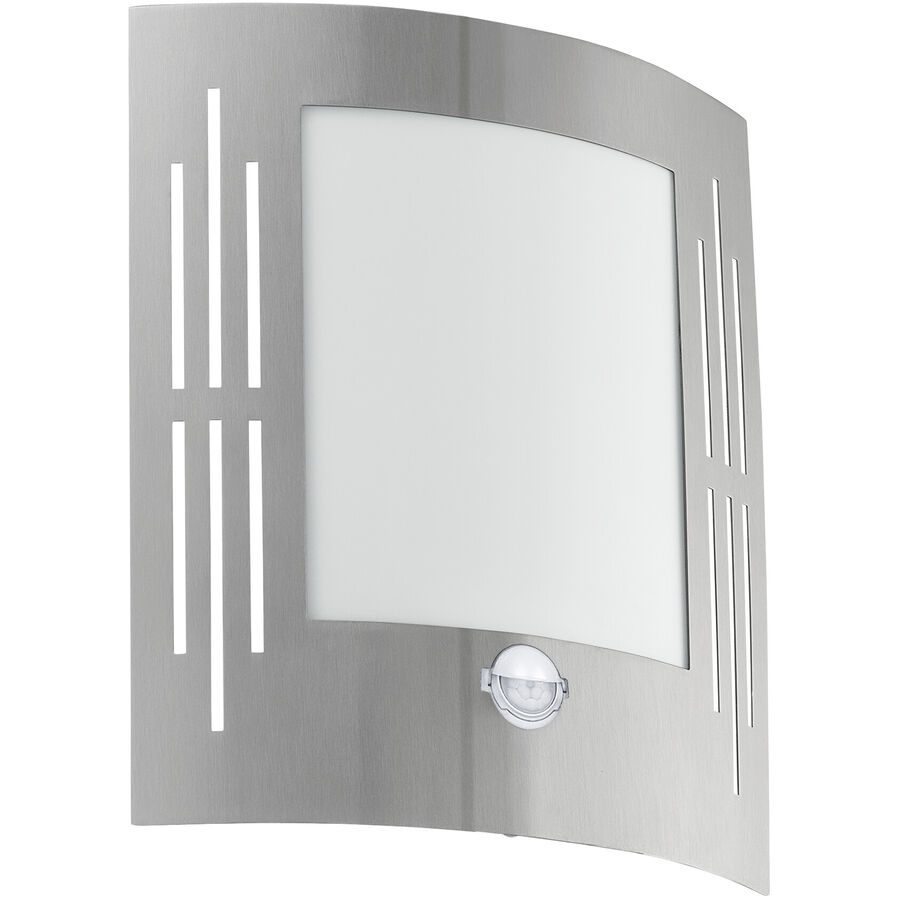 Eglo Wandlampe aussen City Edelstahl Edelstahl 26 cm - Wandlampe aussen