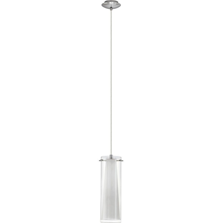 Eglo Pendellampe Pinto Grau Stahl 110 cm - Farbe: chrom - Pendellampe