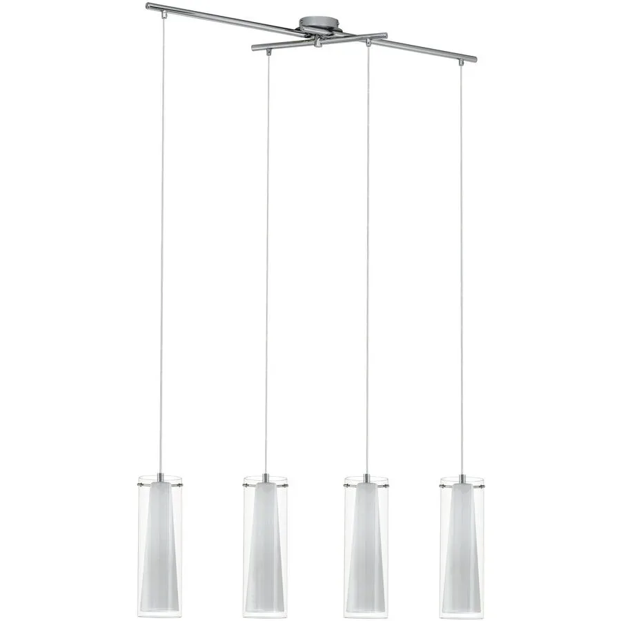 Eglo Pendellampe Pinto Chrom Stahl B 36 cm