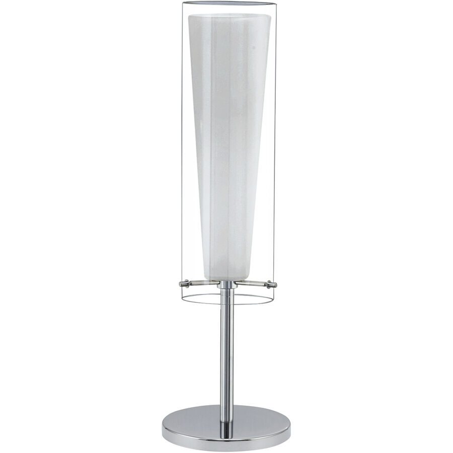 Eglo Tischlampe Pinto Grau Stahl 50 cm - Farbe: chrom - Tischlampe