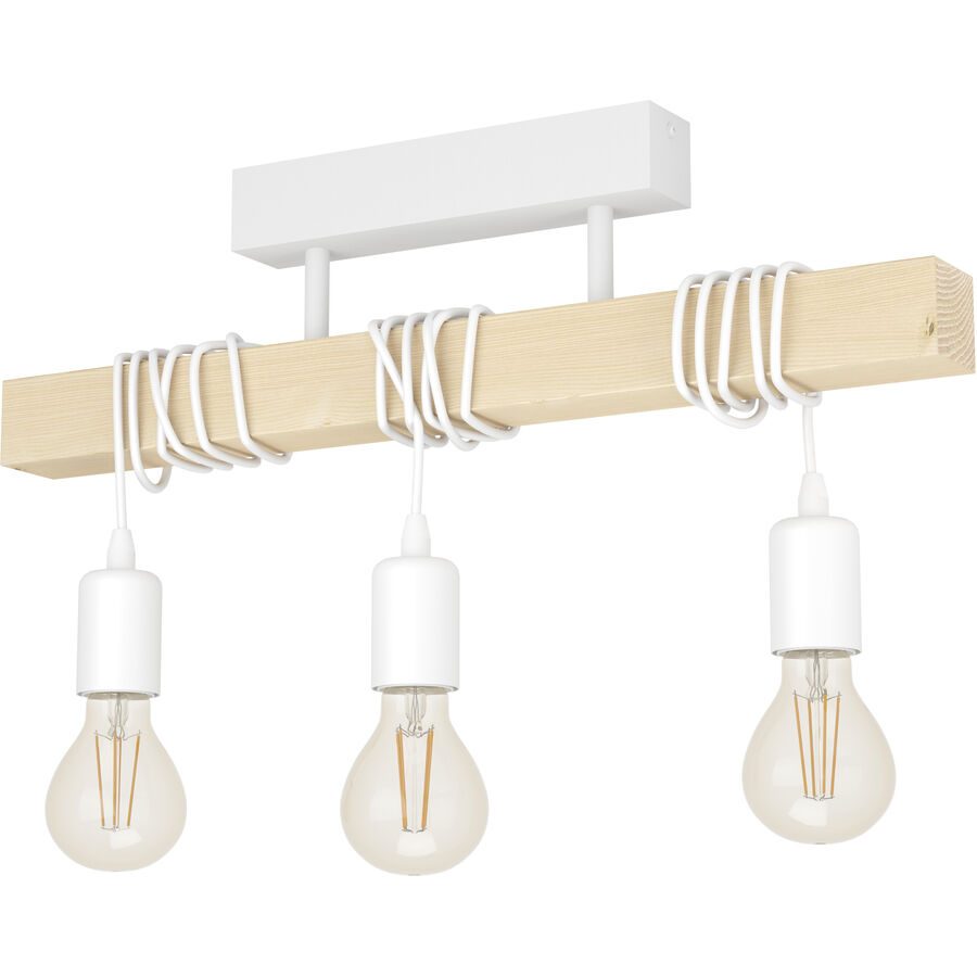 Eglo Deckenlampe Townshend Weiss Stahl 10.5 cm 26.5 cm - Deckenlampe