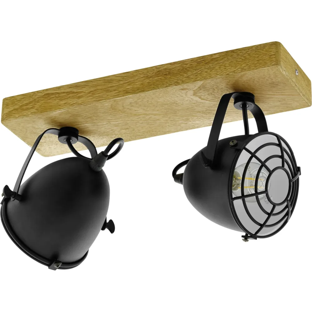 Eglo Spot Gatebeck Holz 11 cm 20.5 cm - Farbe: natur - Spot