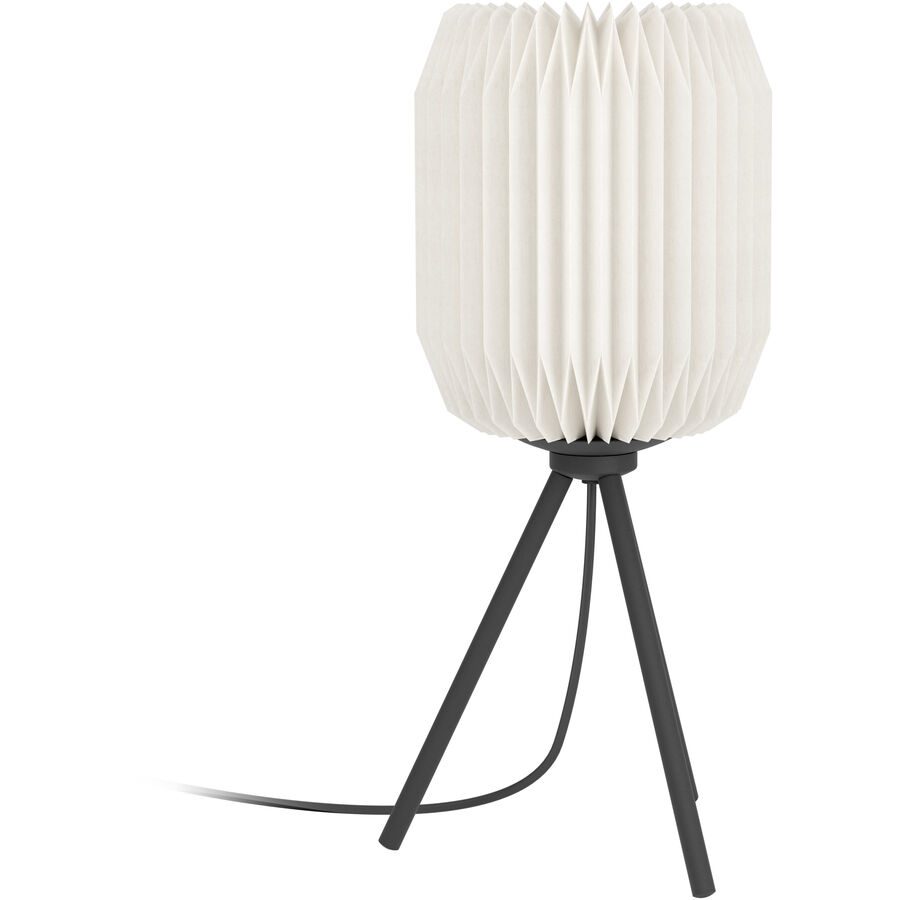 Eglo Tischlampe Belgrave Schwarz Stahl 44 cm - Tischlampe