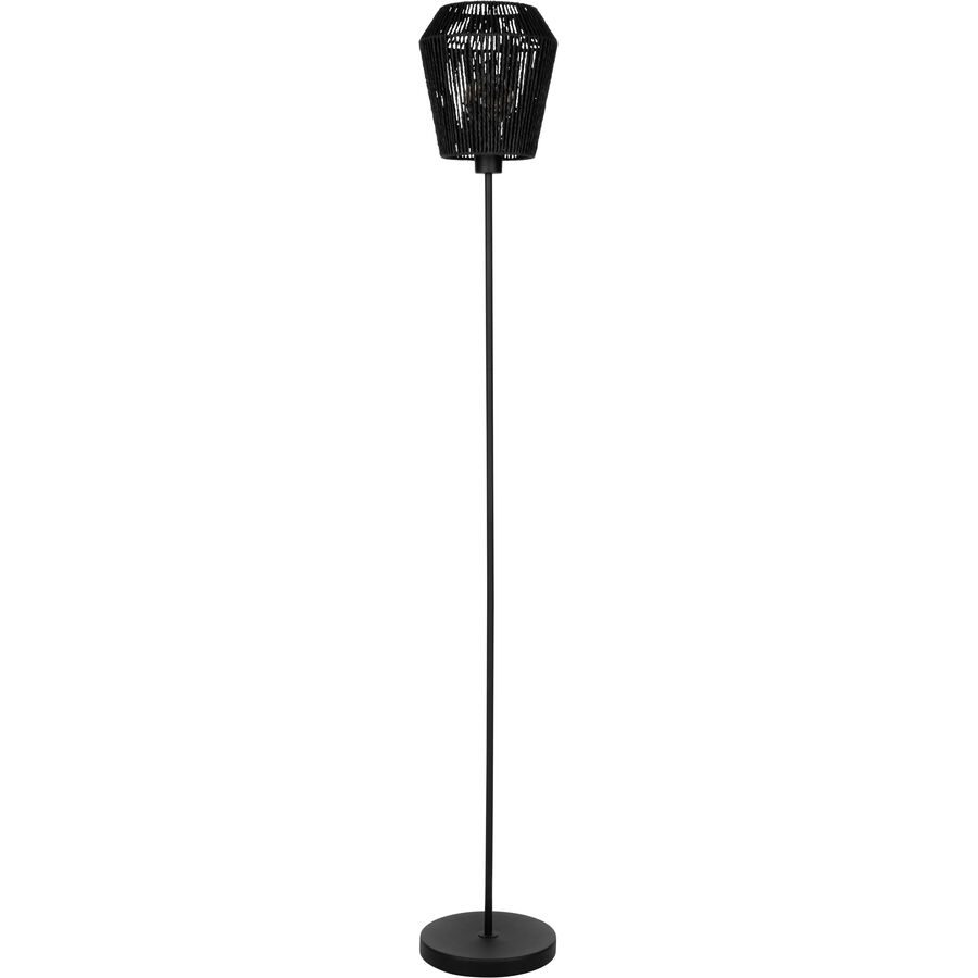 Eglo Stehlampe Persley Schwarz Stahl 155.5 cm - Stehlampe
