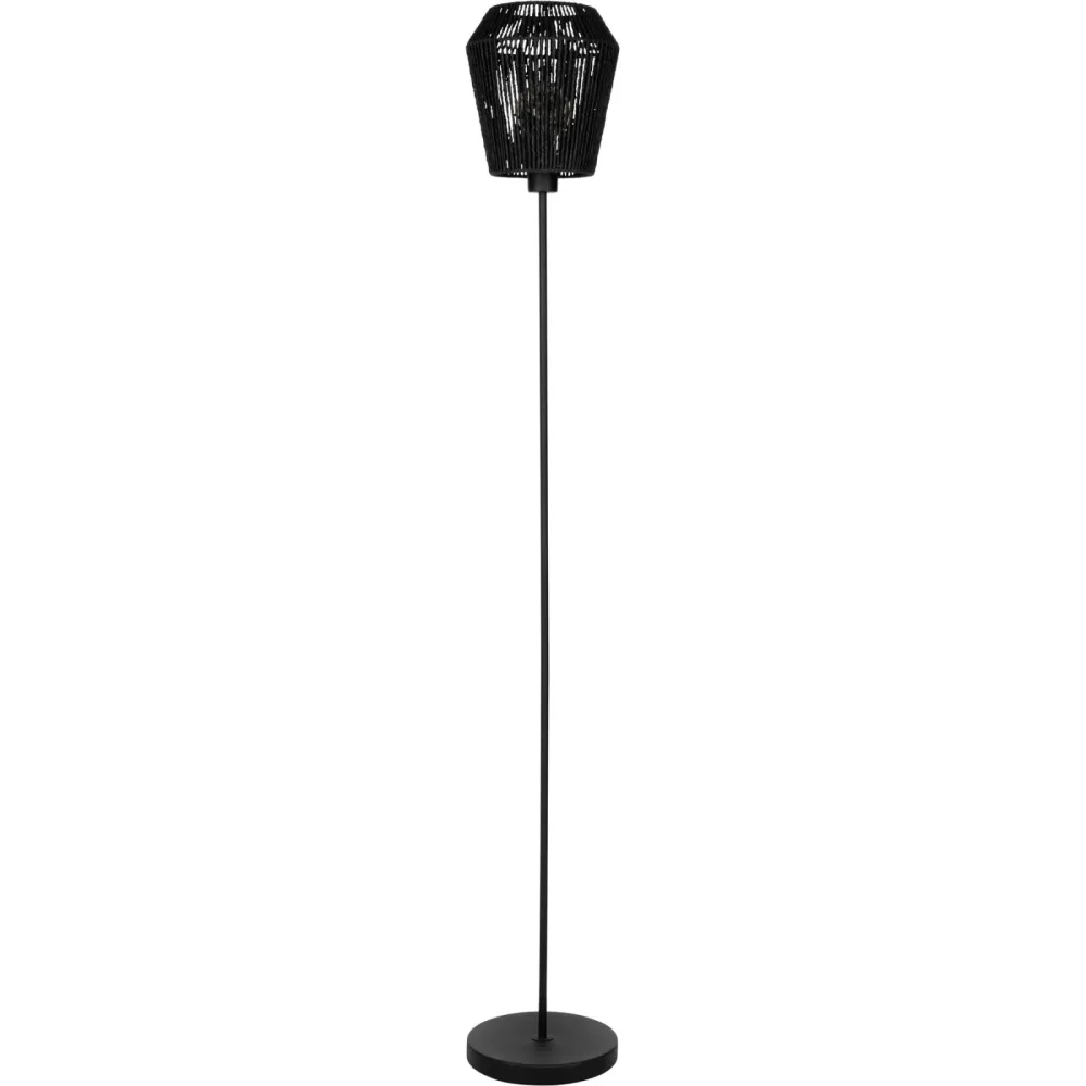 Eglo Stehlampe Persley Schwarz Stahl 155.5 cm - Stehlampe