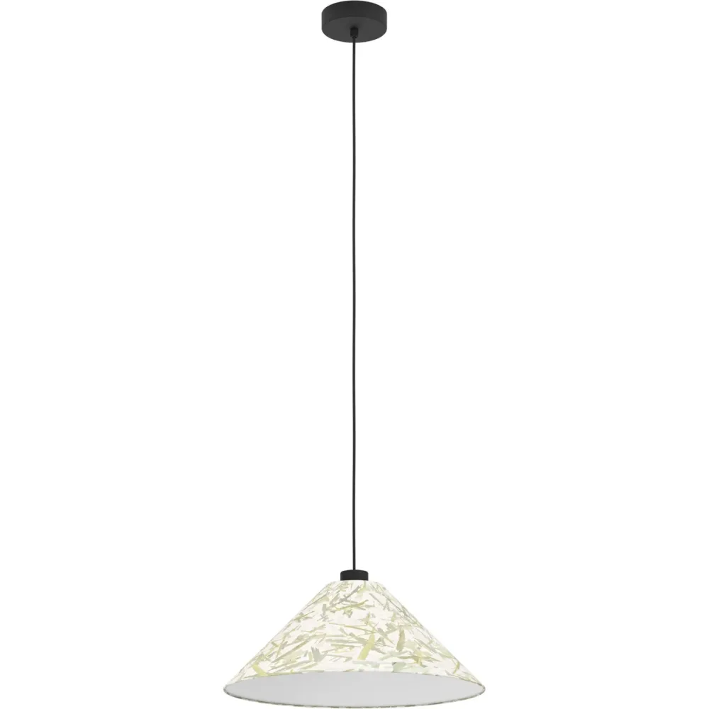 Eglo Pendellampe Oxpark Schwarz Stahl 110 cm - Pendellampe