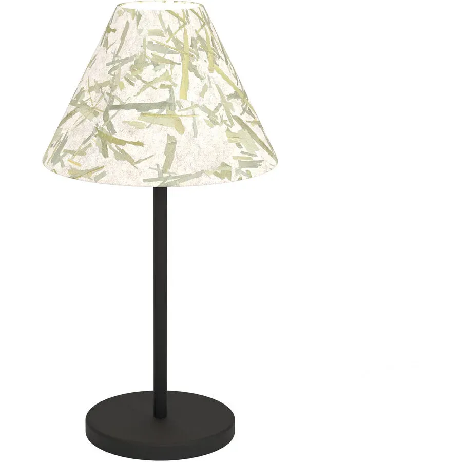 Eglo Tischlampe Oxpark Schwarz Stahl 41.5 cm - Tischlampe