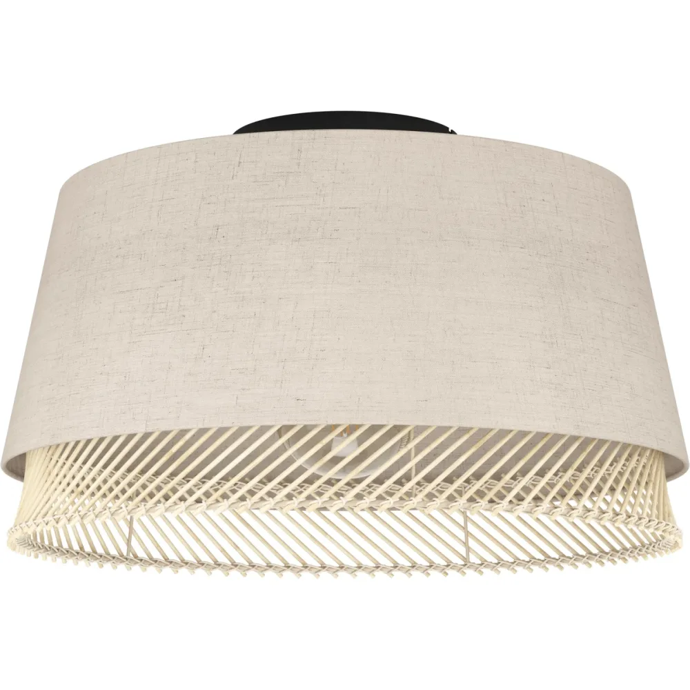 Eglo Deckenlampe Tabley Schwarz Stahl 23.5 cm - Deckenlampe