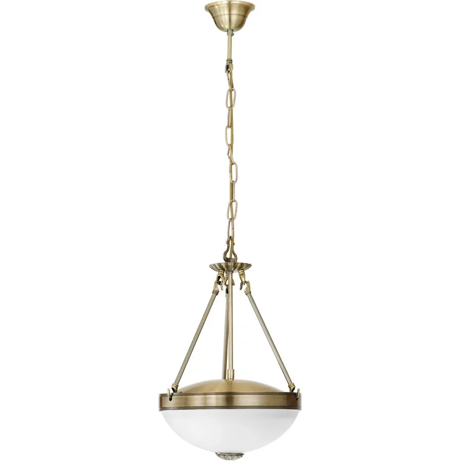 Eglo Pendellampe Savoy Braun 110 cm - Farbe: antikbraun - Material: Guss - Pendellampe