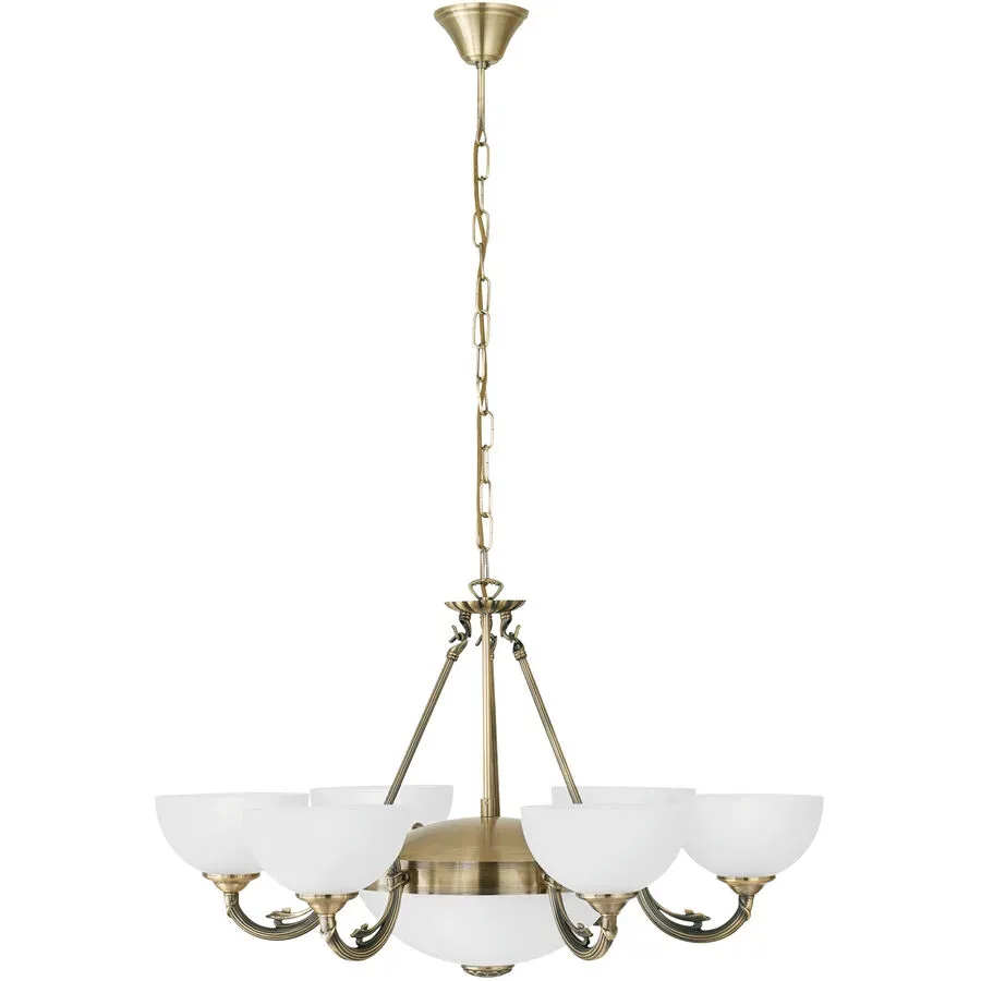 Eglo Pendellampe Savoy Braun 110 cm - Farbe: antikbraun - Material: Guss - Pendellampe