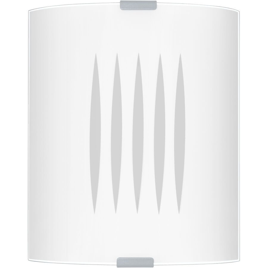 Eglo Deckenlampe Grafik Grau/Weiss Stahl 21 cm - Farbe: weiss/grau - Deckenlampe