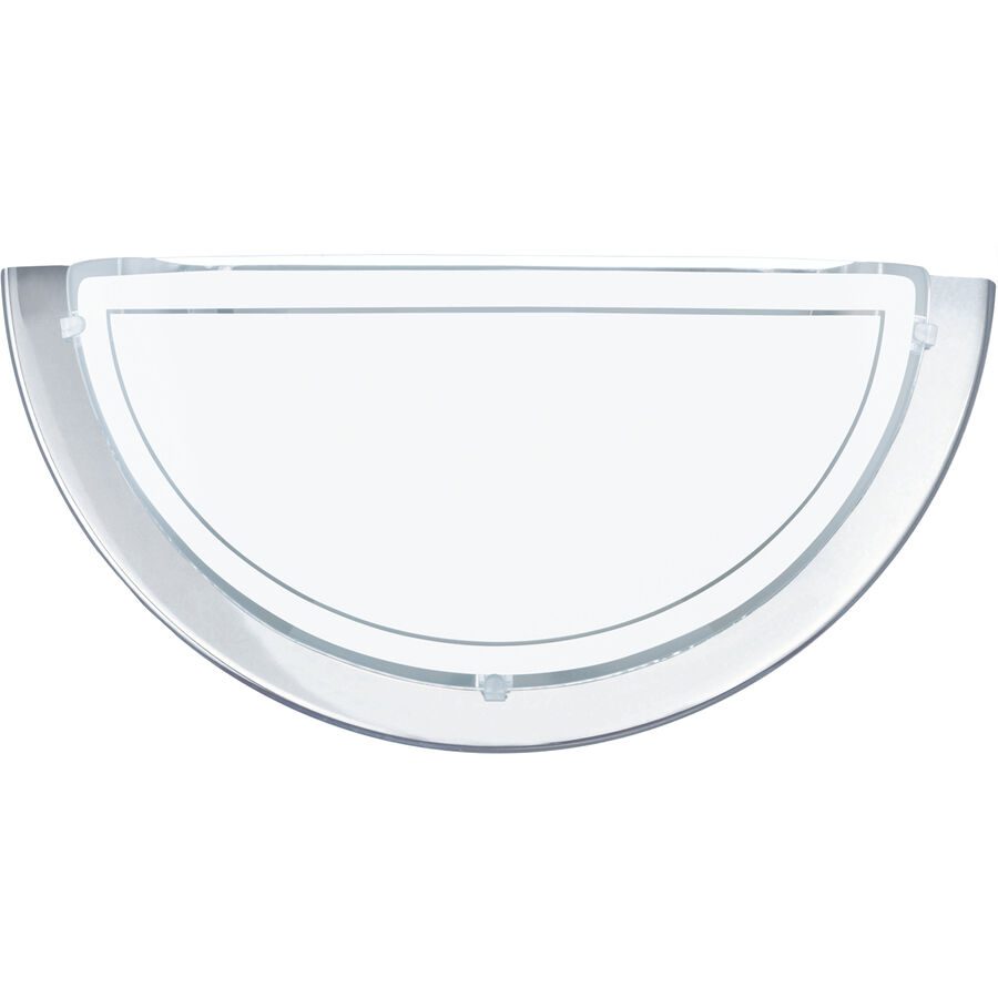 Eglo Wandlampe Planet 1 Grau Stahl 14.5 cm - Farbe: chrom - Wandlampe