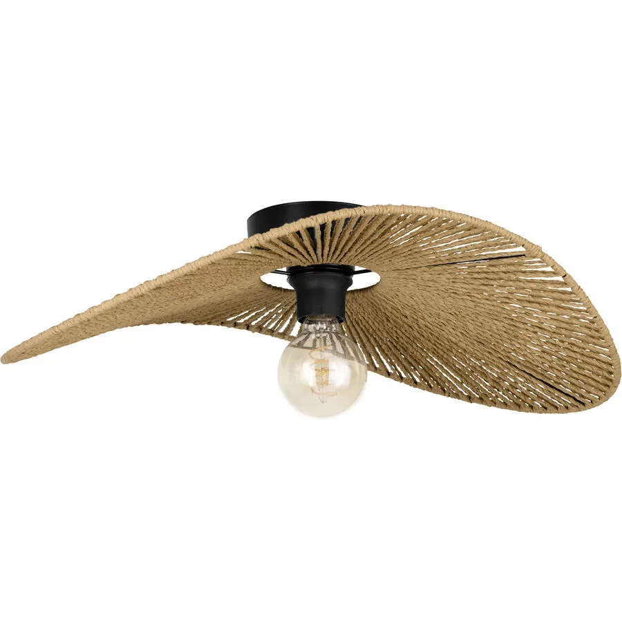 Eglo Deckenlampe Siruela Schwarz Stahl 40 cm 16 cm - Deckenlampe