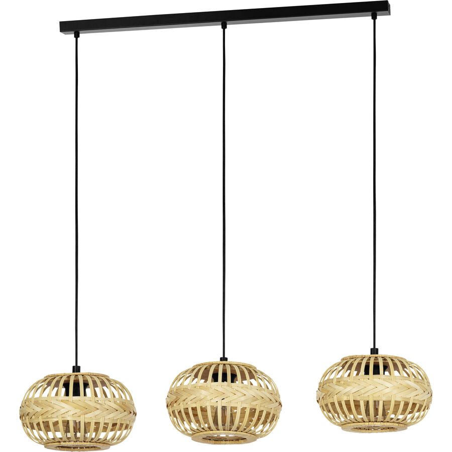 Eglo Pendellampe Amsfield 1 Schwarz Stahl 26 cm 110 cm - Pendellampe