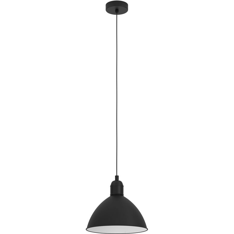Eglo Pendellampe Priddy Schwarz/Weiss Stahl 110 cm - Pendellampe