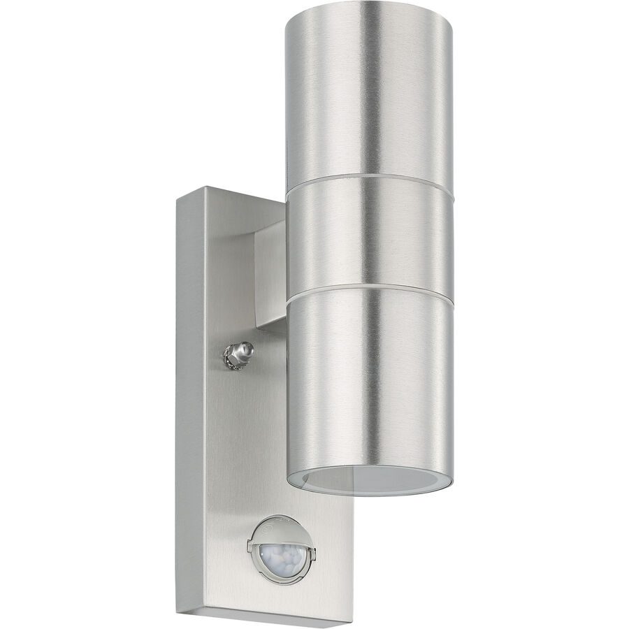 Eglo Wandlampe aussen Riga 5 Edelstahl Edelstahl 21.5 cm - Wandlampe aussen