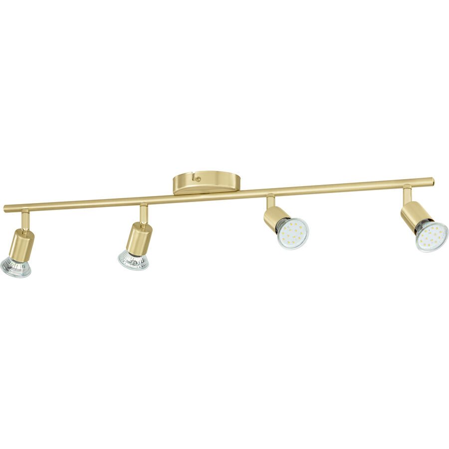 Eglo Spot Buzz-LED Stahl 6.5 cm - Farbe: messing gebürstet/smoky - Spot