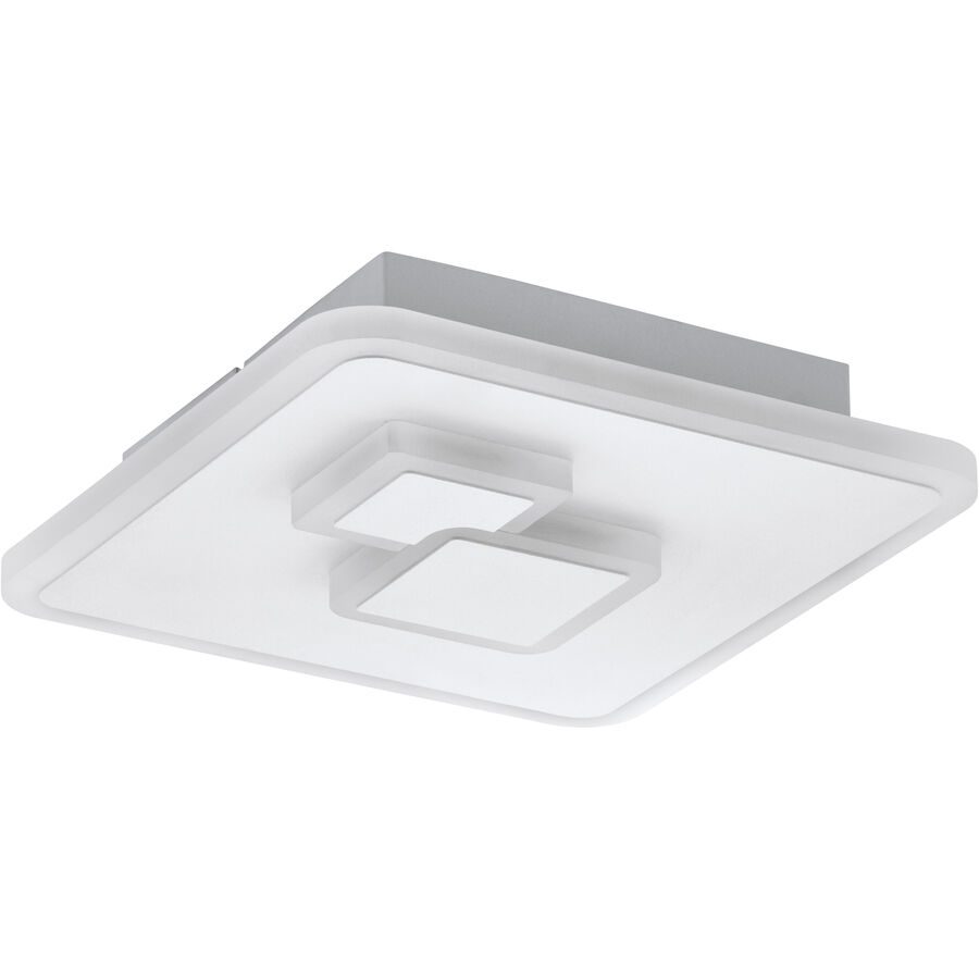 Eglo Deckenlampe Cadegal Weiss Stahl 20 cm 5 cm - LED - Lichtfarbe: Helles Neutralweiss - Deckenlampe- LED Energiesparlampe