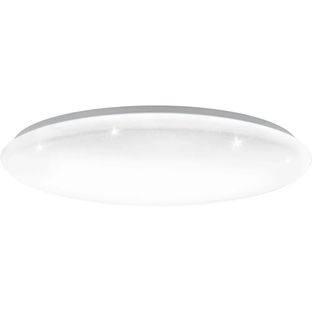 Eglo Deckenlampe Giron-S Weiss Stahl 8.5 cm - LED - Lichtfarbe: Warmweiss - Tageslichtweiss - Deckenlampe- LED Energiesparlampe