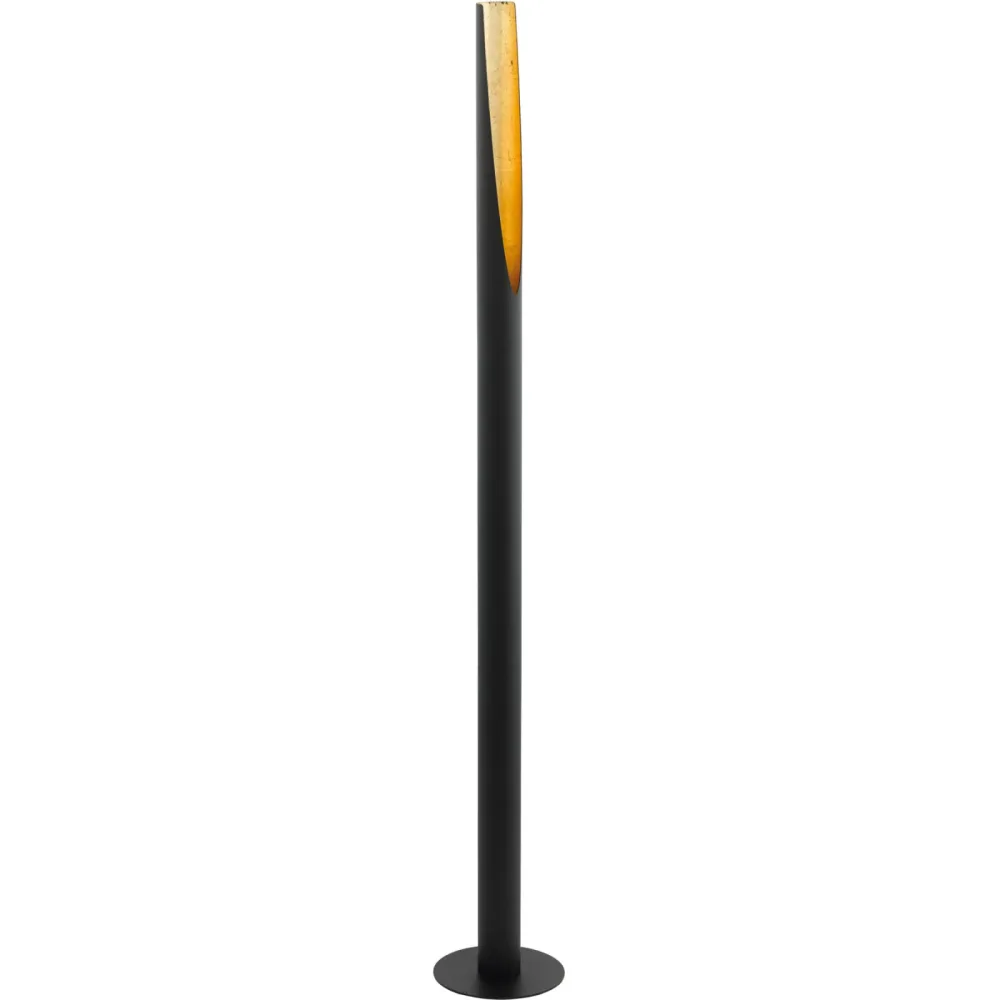 Eglo Stehlampe Barbotto Gold/Schwarz Stahl 137 cm - Farbe: schwarz-gold - Stehlampe
