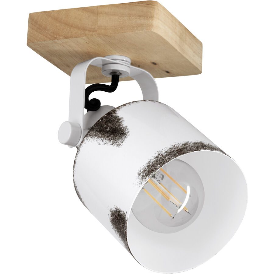 Eglo Spot Kilburn Braun Holz 18.5 cm - Spot