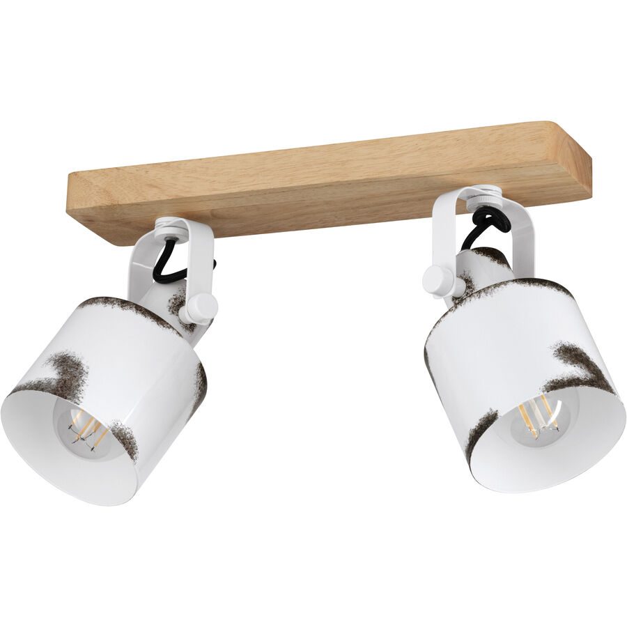 Eglo Spot Kilburn Braun Holz 17 cm - Spot