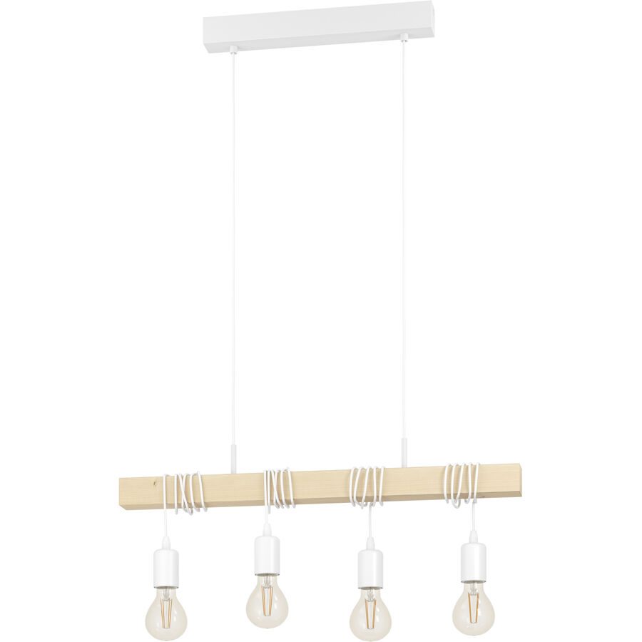Eglo Pendellampe Townshend Weiss Stahl 10.5 cm 110 cm - Pendellampe