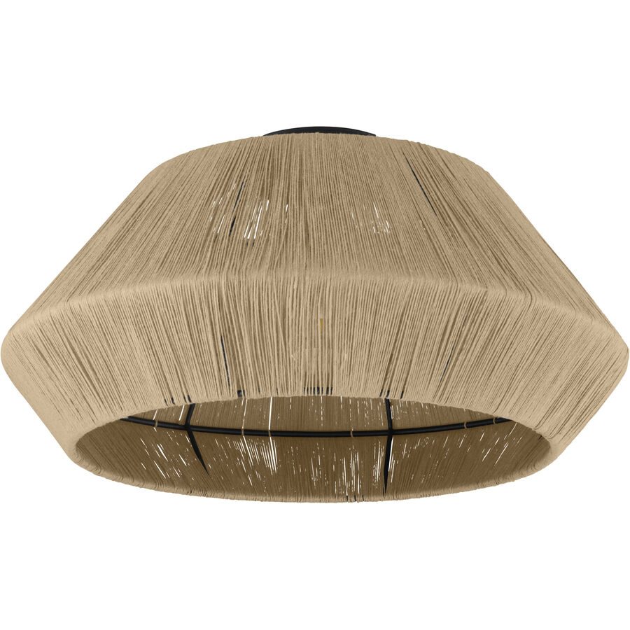 Eglo Deckenlampe Alderney Schwarz Stahl 24 cm - Deckenlampe