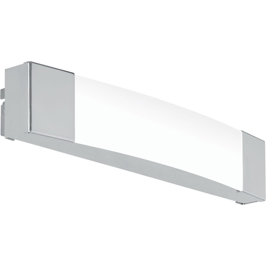 Eglo Wandlampe Siderno Grau Stahl 6 cm - Farbe: chrom - LED - Lichtfarbe: Helles Neutralweiss - Wandlampe- LED Energiesparlampe