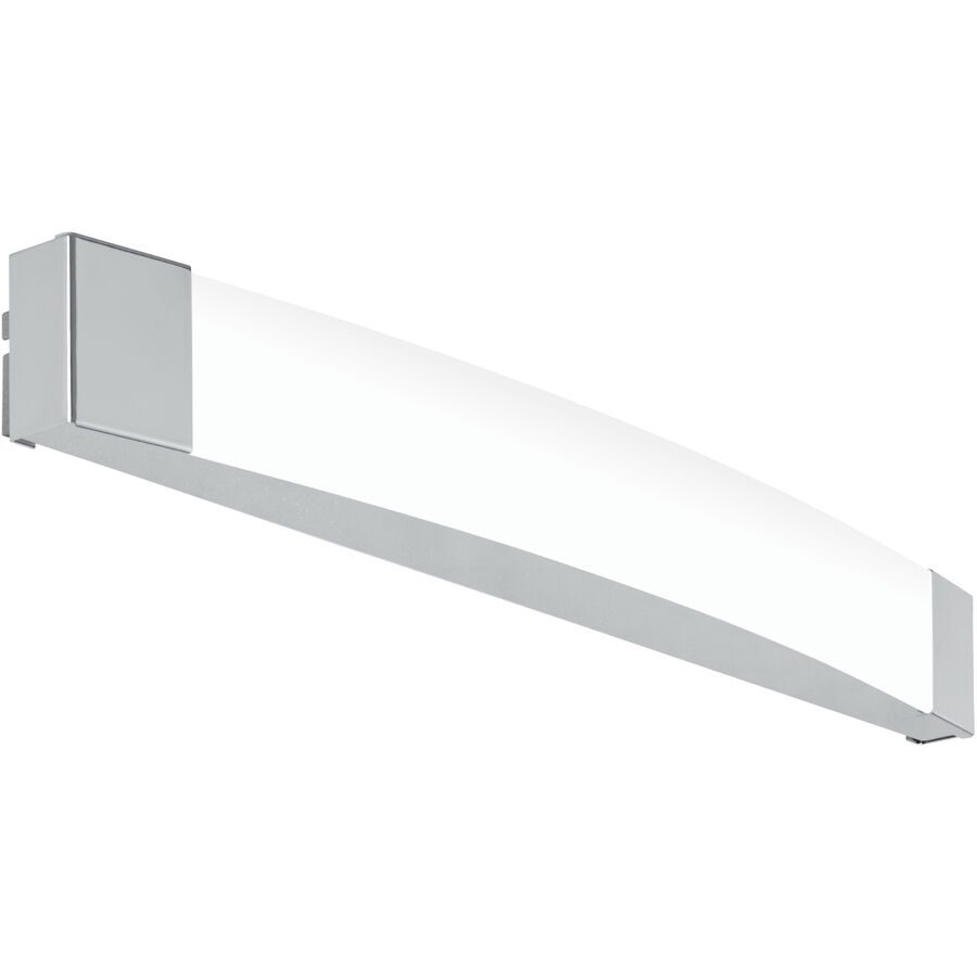 Eglo Wandlampe Siderno Grau Stahl 6 cm - Farbe: chrom - LED - Lichtfarbe: Helles Neutralweiss - Wandlampe- LED Energiesparlampe