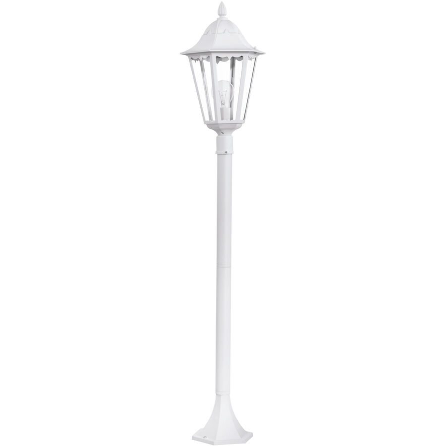 Eglo Stehlampe aussen Navedo Weiss Aluminium 120 cm - Material: Aluguss - Stehlampe aussen