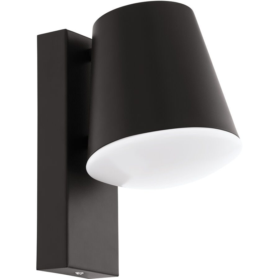 Eglo Wandlampe aussen Caldiero Grau Stahl verzinkt 24 cm - Farbe: anthrazit - Wandlampe aussen